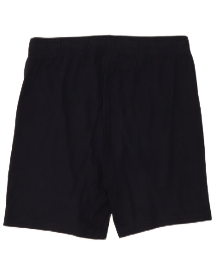 Champion Short de Sport Graphique Homme Bleu Marine Large