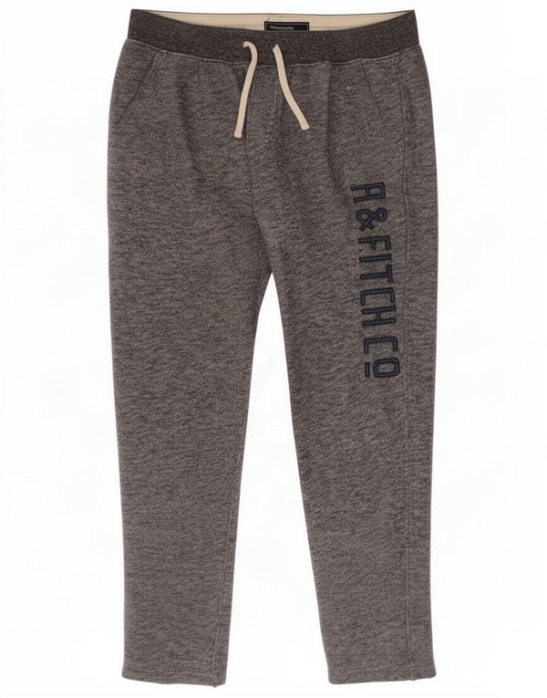 Abercrombie & Fitch Pantalon de survêtement graphique pour hommes gris moyen moucheté