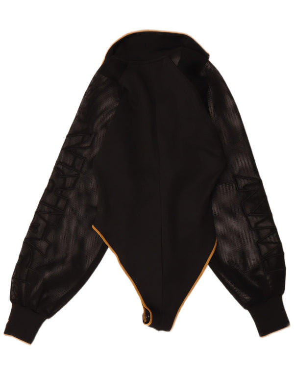 Adidas Body Ivy Park à manches longues pour femme UK 10 Petit Noir Polyester