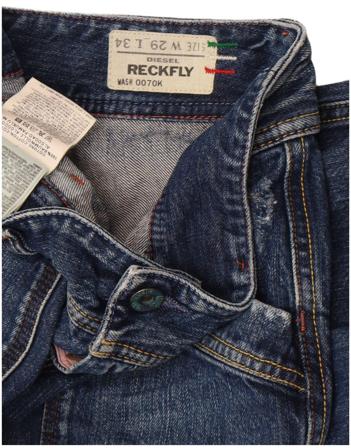 Diesel Jean Reckfly Slim Femme W29 L34 Bleu Coton