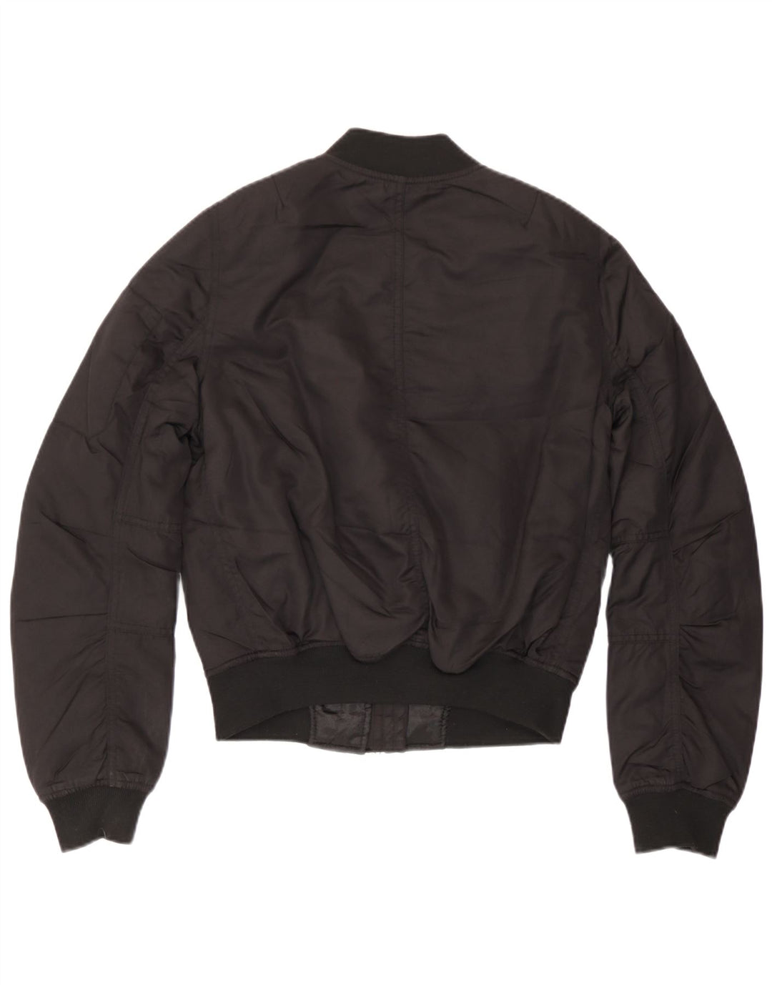 Topshop Veste bomber surdimensionnée pour femme UK 6 XS Noir Polyester