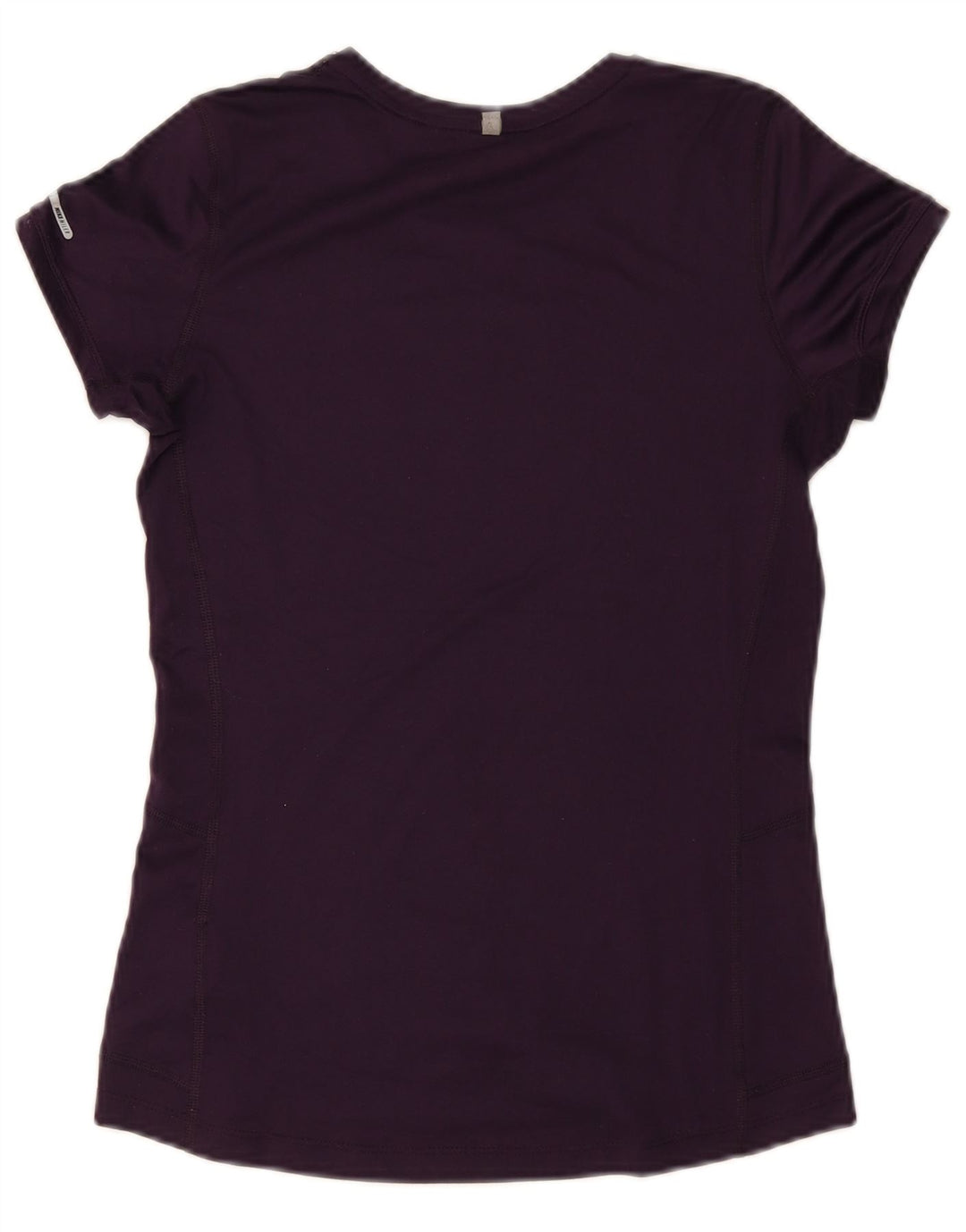 Nike Womens Dri Fit T-Shirt Top UK 8 Small Violet Polyester
