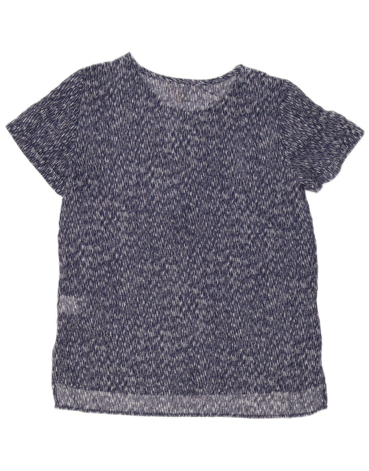 MICHAEL KORS Chemisier pour femme UK 10 Petit Bleu Rayé