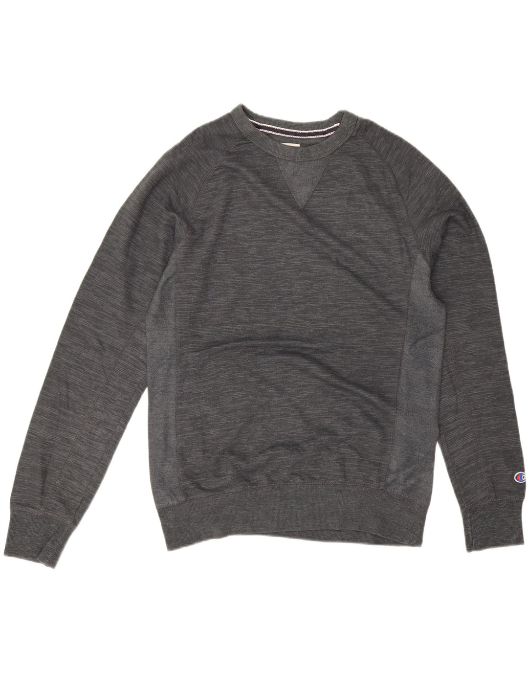 Champion Sweat-Shirt Homme Gris Moyen Moucheté Coton
