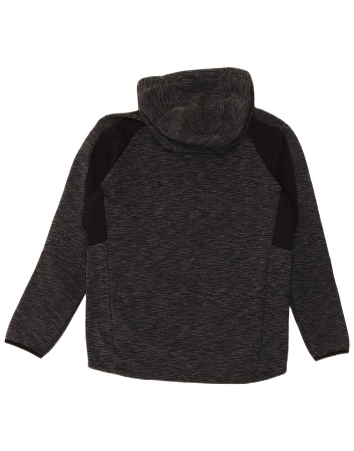 Puma Pull à Capuche Homme Gris Moyen Moucheté Coton