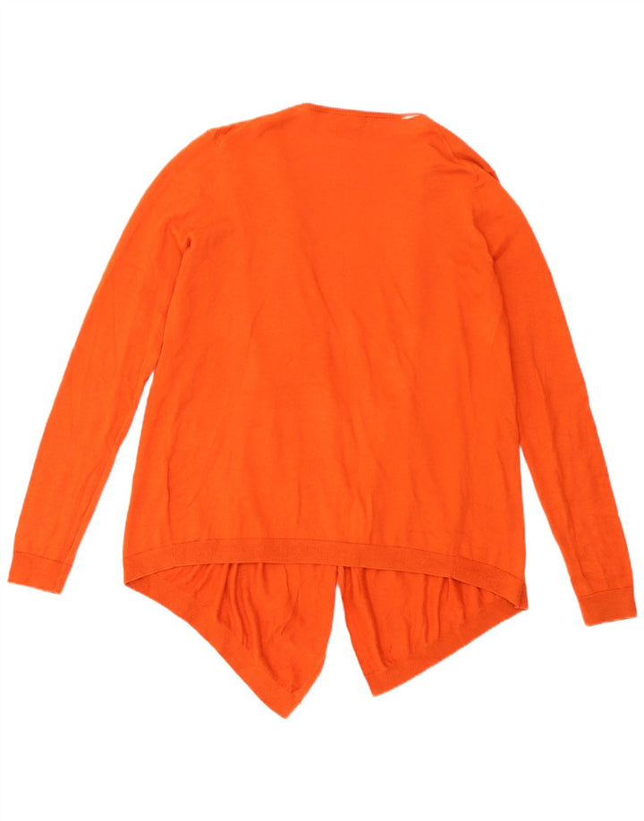 Massimo Dutti Pull asymétrique ouvert pour femme UK 14 Orange moyen
