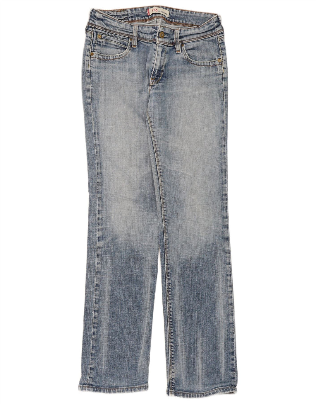 Levi's Jean Droit 570 Femme W31 L31 Bleu Coton