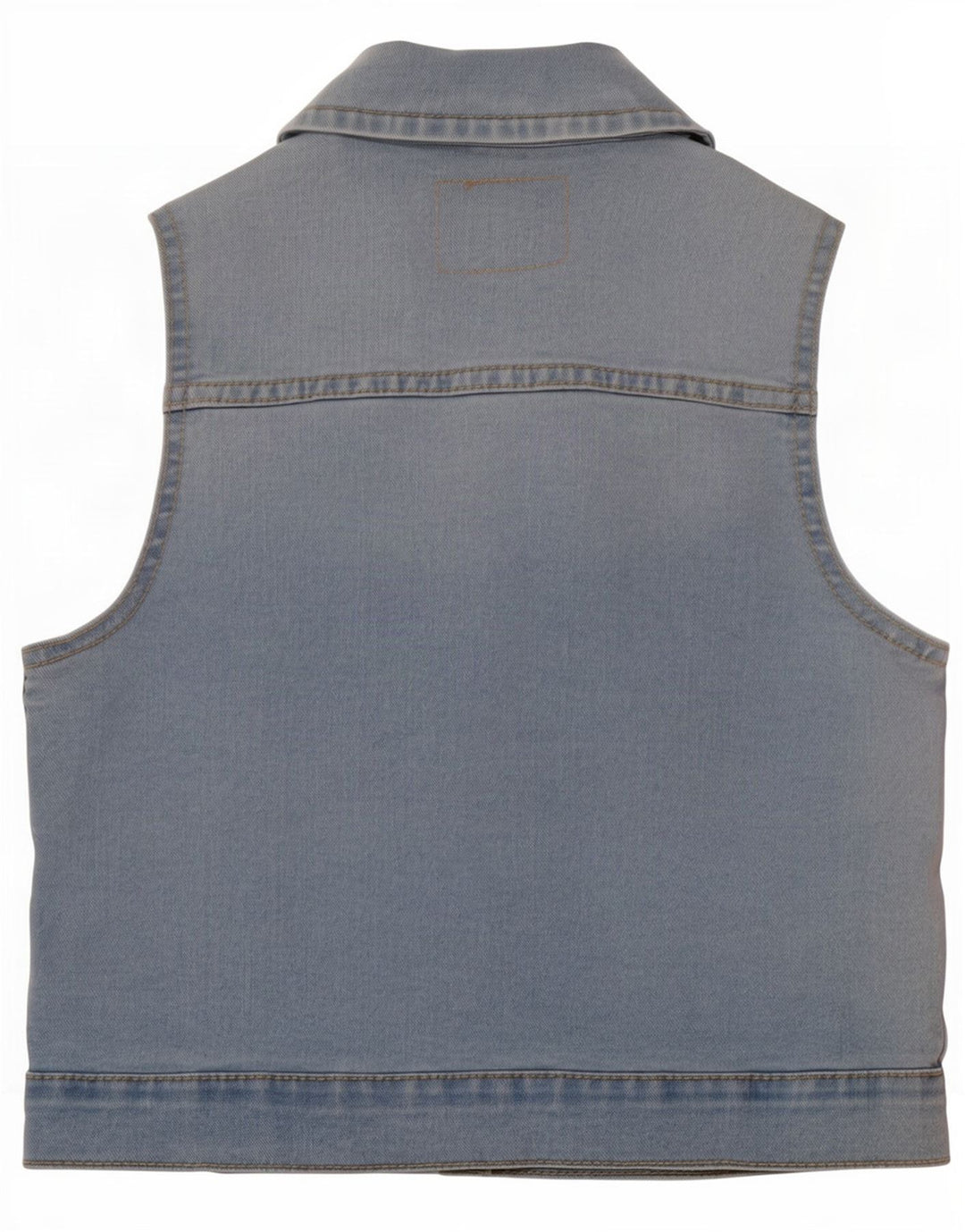 Levi's Girls Denim Gilet 7-8 ans Petit Bleu Coton