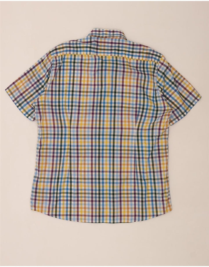 Barbour Chemise à manches courtes pour homme 3XL en coton vichy multicolore classique