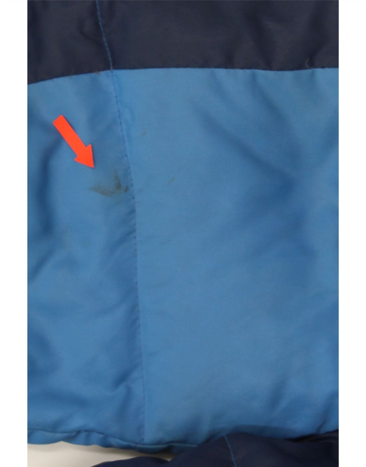 Brunik Veste matelassée pour homme UK 40 Large Bleu Colorblock