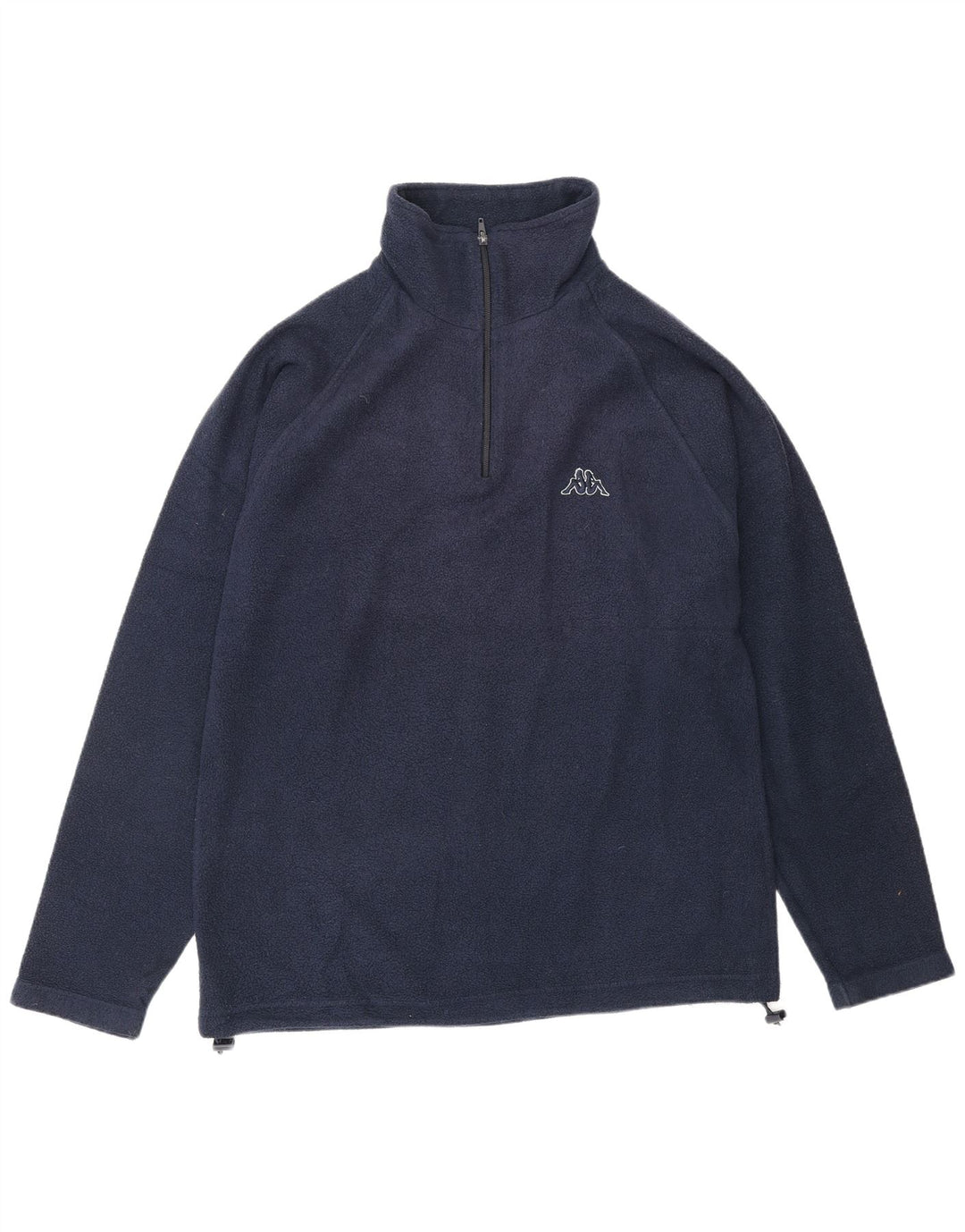 KAPPA Pull Polaire Col Zippé Homme Bleu Marine Moyen