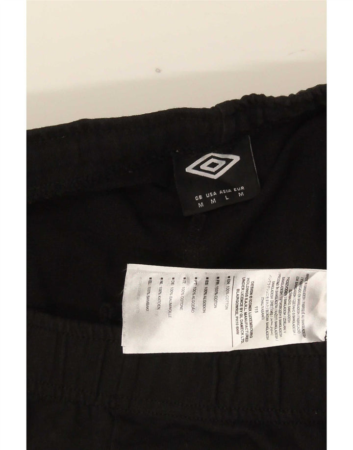 Umbro Short de Sport Homme Noir Moyen Coton