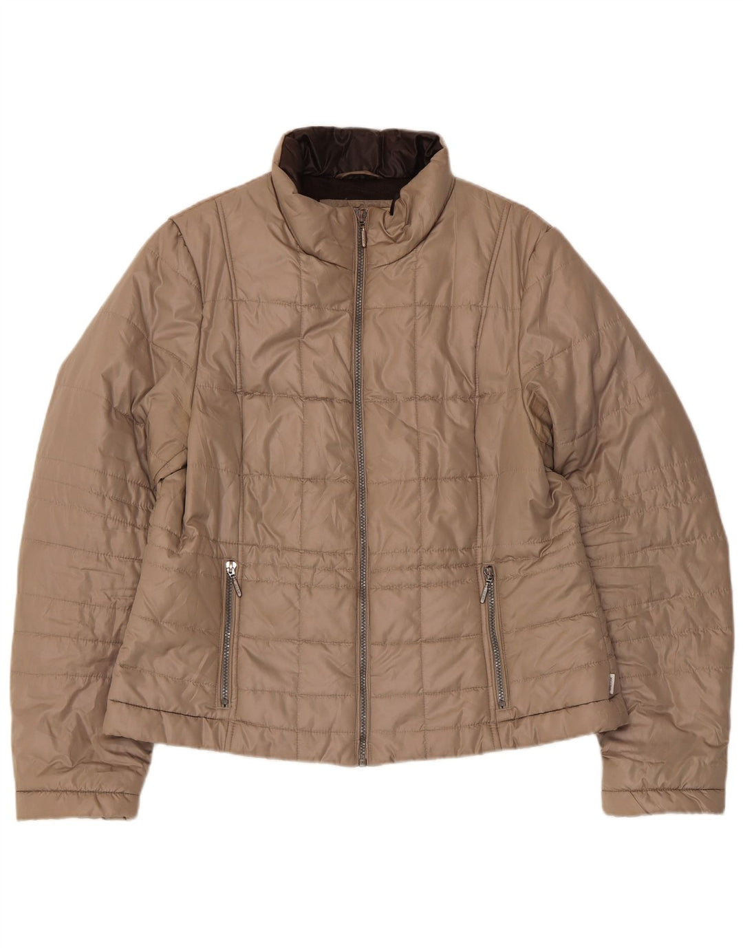 Geox Veste matelassée Respira pour femme UK 18 XL Beige Polyester
