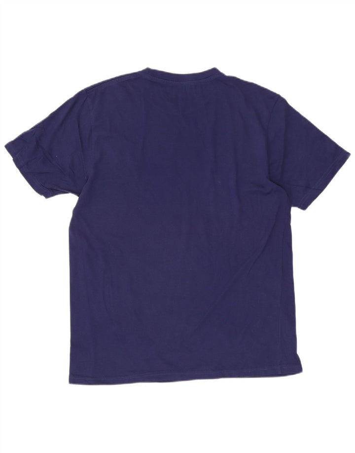Billabong Homme Graphic T-Shirt Top Bleu Marine Moyen Coton