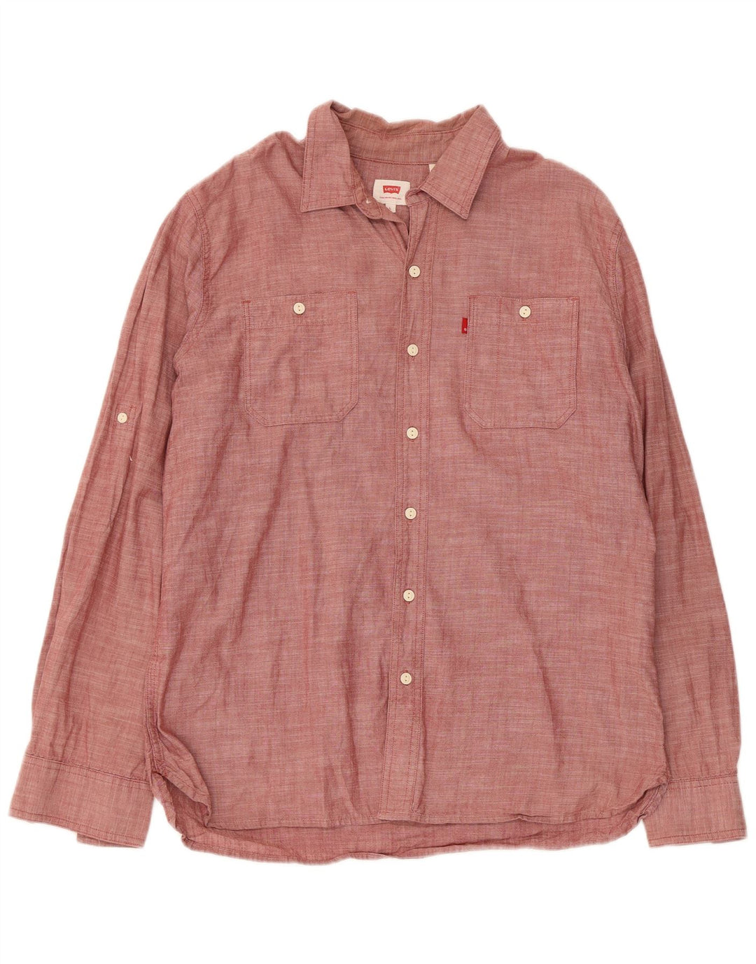 Levi's Chemise Homme Large Rouge Coton