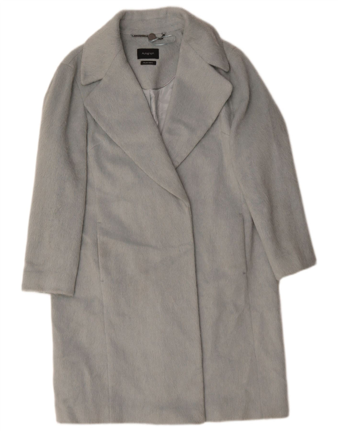 Marks & Spencer Manteau autographe pour femme UK 14 Grand Bleu Polyester