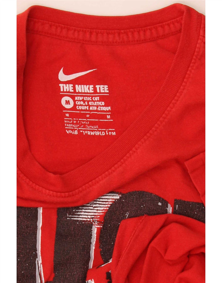 Nike Homme Athletic Cut Graphic T-Shirt Haut Rouge Moyen