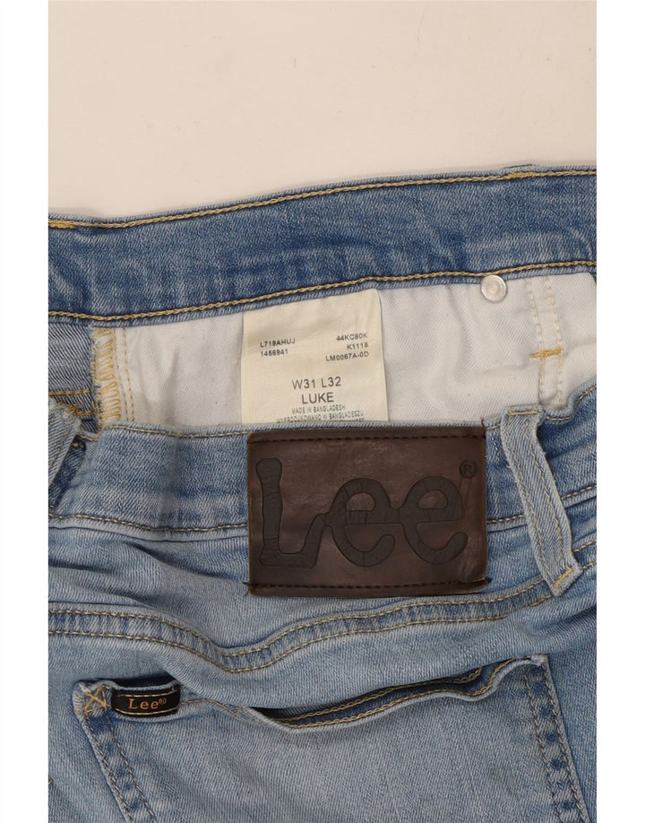 Lee Jean Slim Luke Femme W31 L32 Bleu Coton