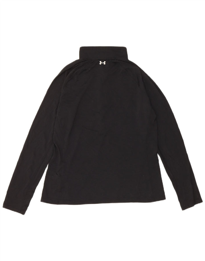 UNDER ARMOUR Haut de survêtement graphique pour femme UK 14 Large Noir