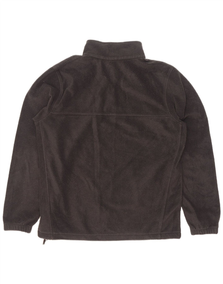 Columbia Pull polaire à col zippé pour homme Taille L Noir Polyester