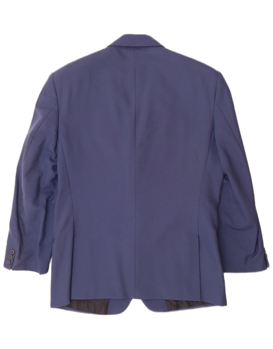 Biagiotti Veste blazer à 2 boutons pour homme UK 38 Bleu moyen Laine vierge