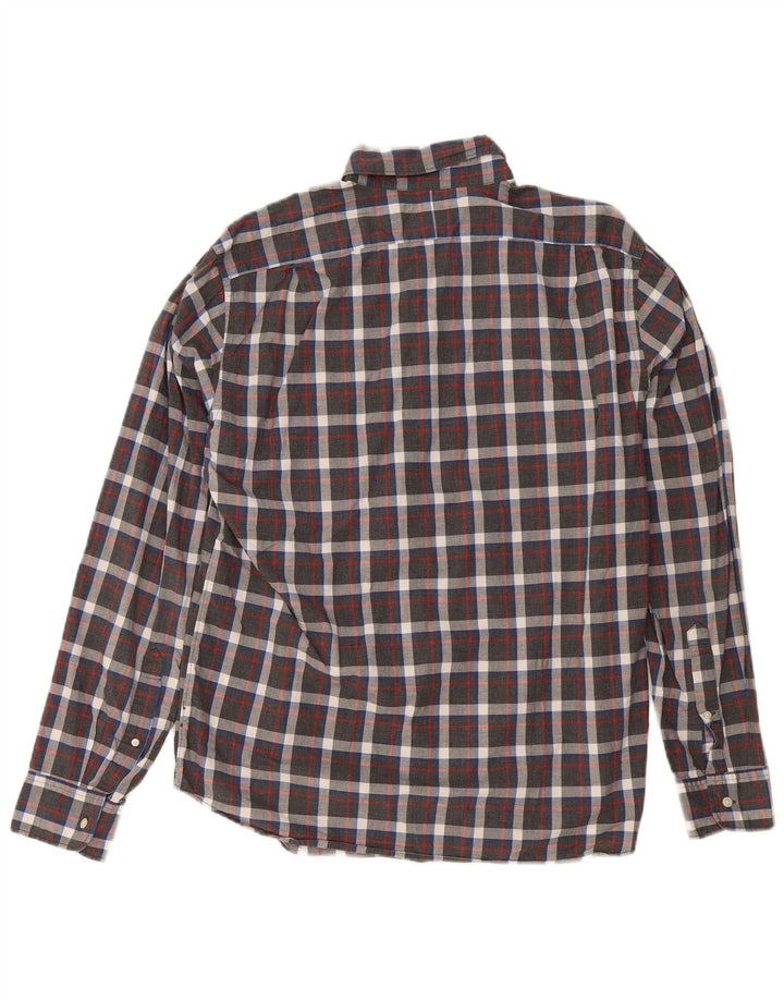 J. Crew Chemise Slim Homme Grand Carreau Gris