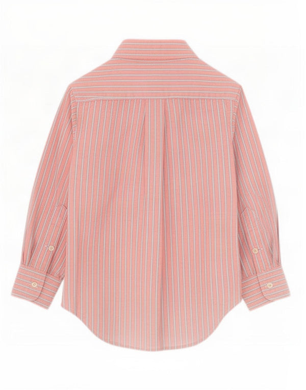 Ralph Lauren Chemise bébé garçon 18-24 mois en coton à fines rayures rose