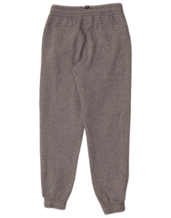 Puma Pantalon de Survêtement Garçon 13-14 ans Gris Coton