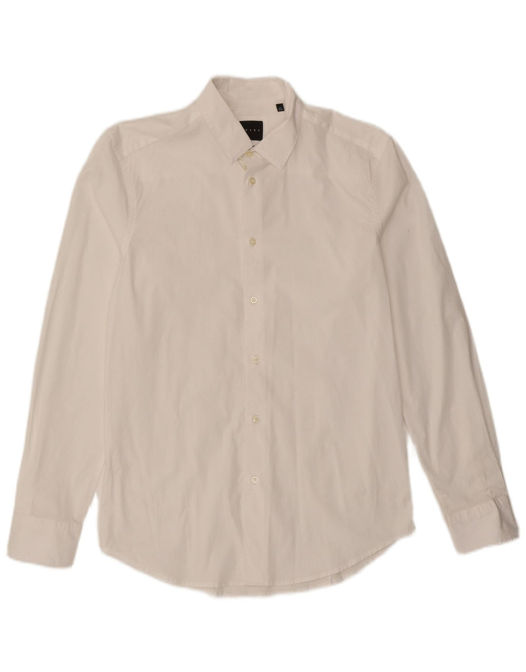 Sisley Chemise Slim Fit Homme Taille 40 15 3/4 Moyen Blanc