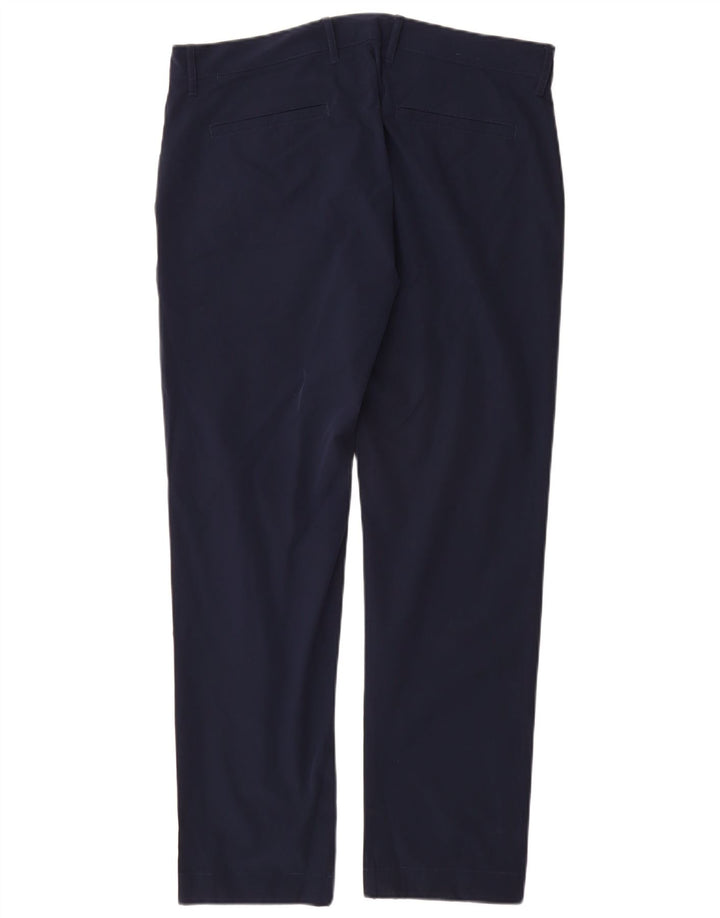 J. Crew Pantalon Chino Slim Flex Homme W34 L30 Bleu Marine Polyester