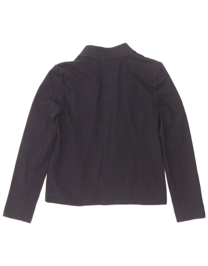 Tommy Hilfiger Veste Bomber Femme UK 14 Coton Bleu Marine Moyen