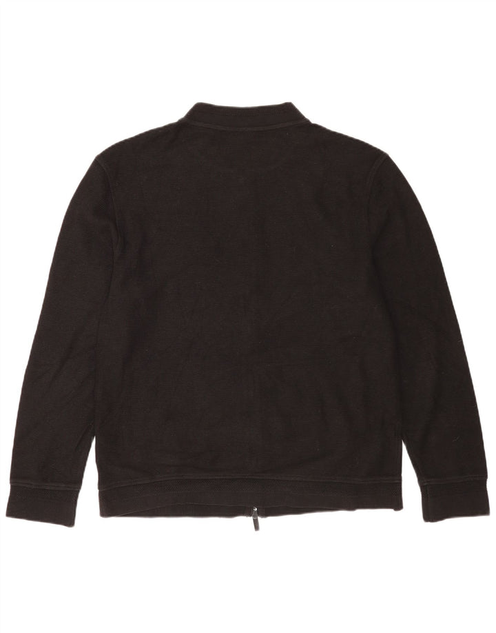 Massimo Dutti Cardigan Homme Pull Large Noir Coton