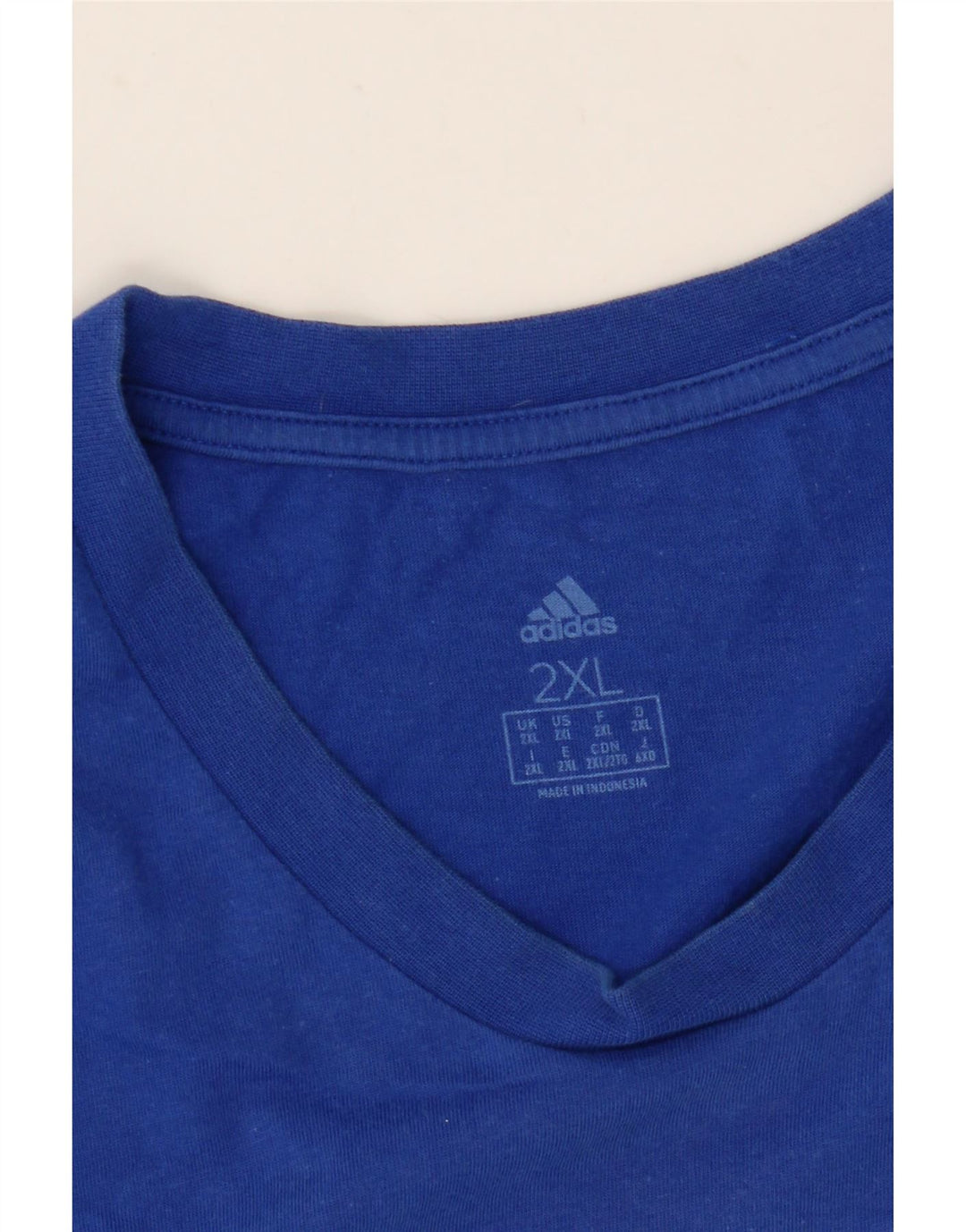 Adidas T-shirt graphique pour homme 2XL Bleu