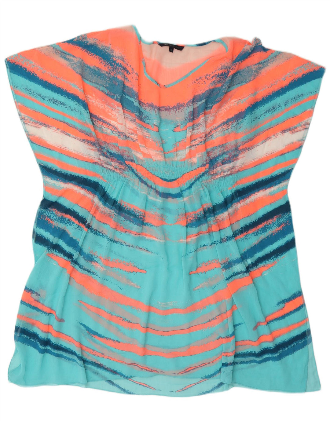 Marks & Spencer Robe caftan transparente pour femme UK 10 Small Multicolore