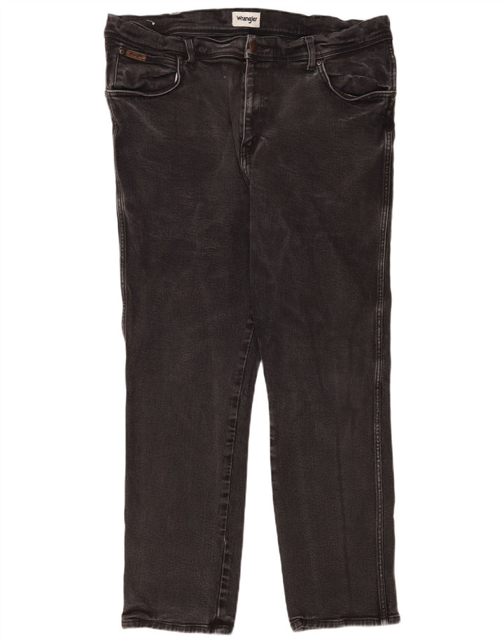 Wrangler Jean Droit Texas Homme W42 L32 Gris Coton