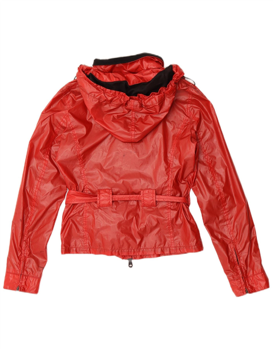 Refrigiwear Veste de pluie à capuche pour femme IT 38 XS Rouge Polyester