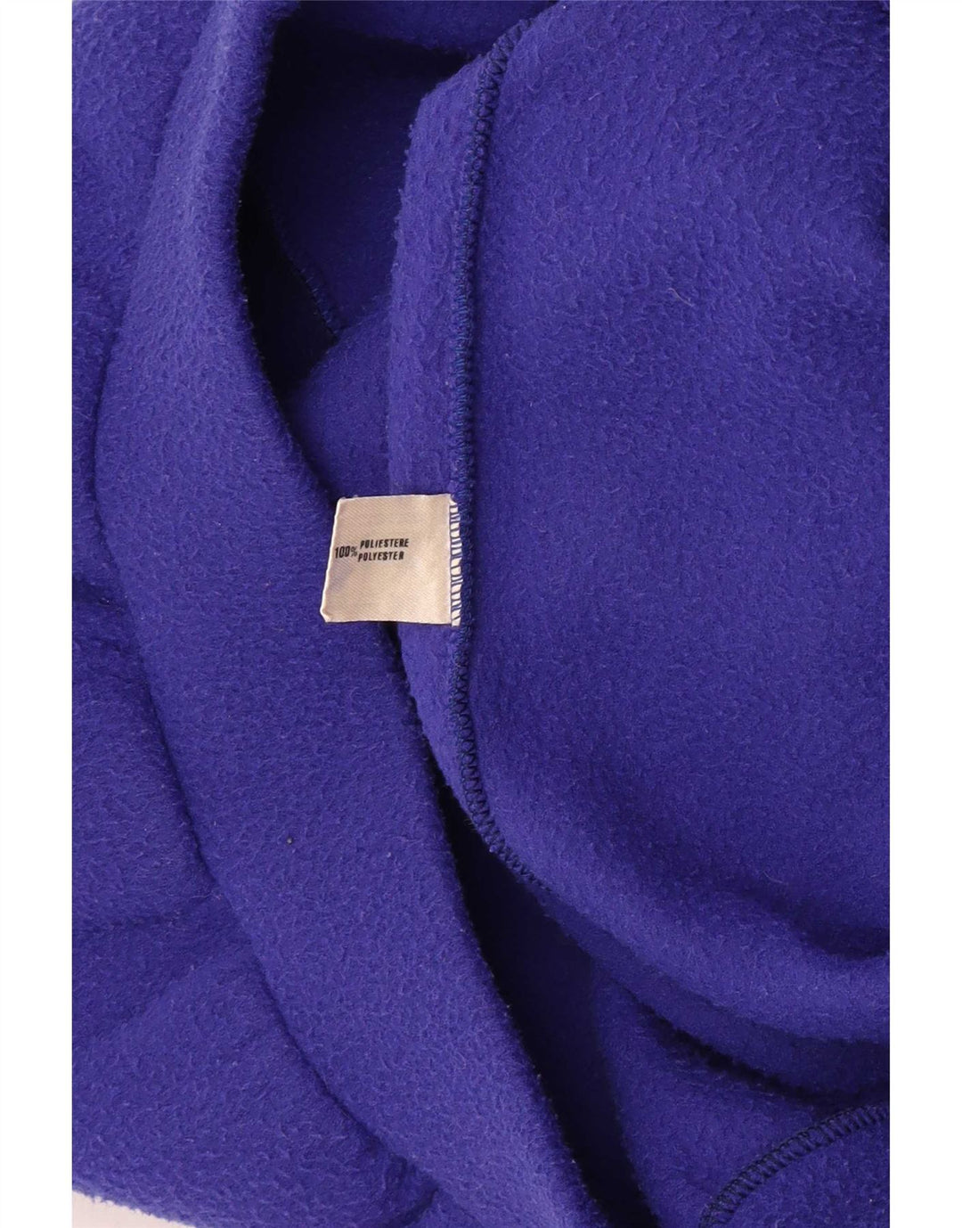 vintage Mens Graphic Fleece Jumper Grand Multicolore Colorblock