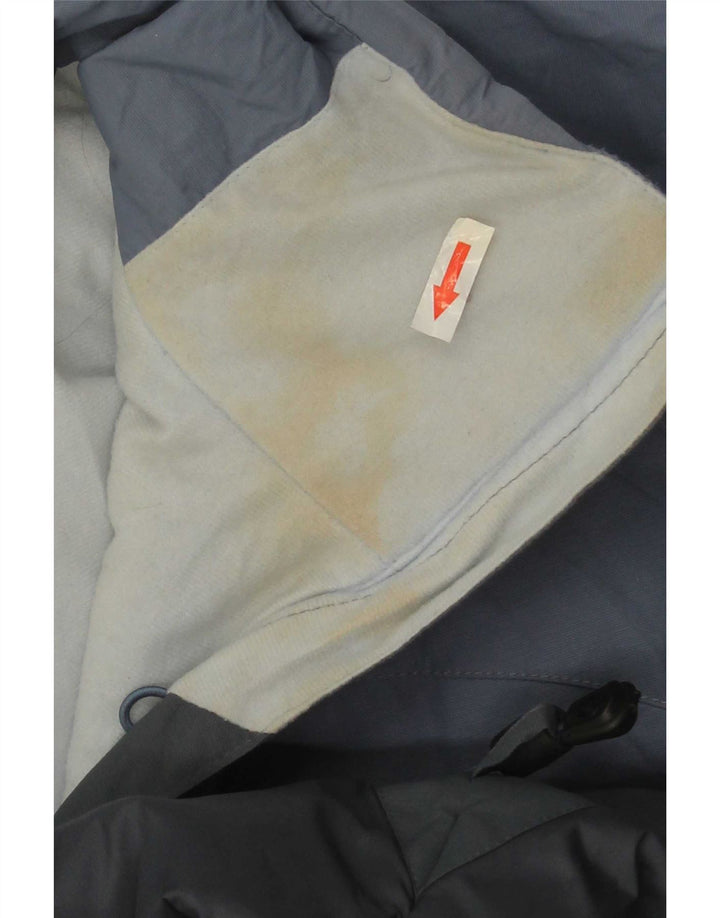 Columbia Veste coupe-vent à capuche pour femme UK 14 Bleu moyen Colourblock