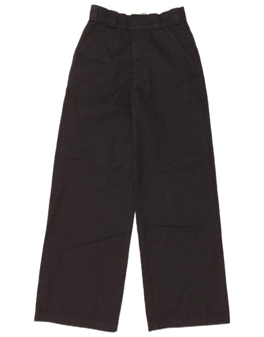 Dickies Pantalon Chino Large Femme W24 L30 Noir Polyester