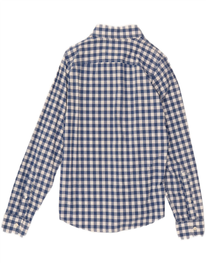 HOLLISTER Chemise Homme Small Bleu Marine Vichy Coton