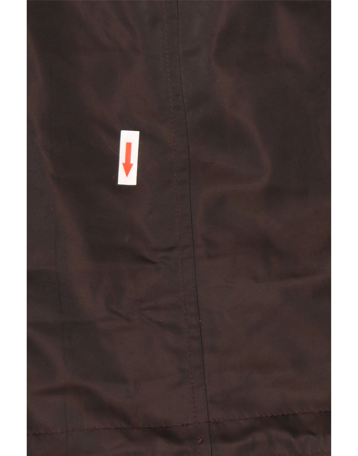 Zara Veste utilitaire à capuche pour homme UK 38 Marron moyen