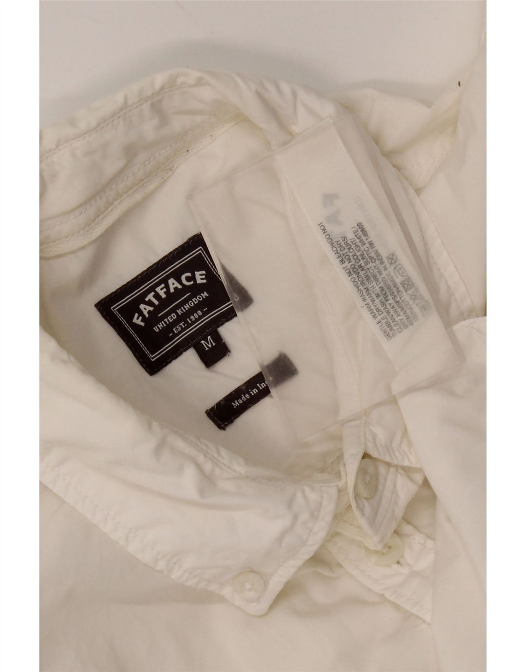 Chemise Homme Fat Face Coton Blanc Moyen