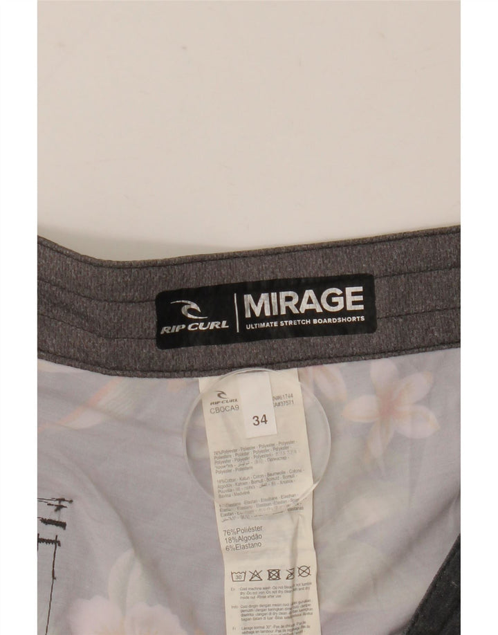 Rip Curl Short de bain Mirage pour homme en polyester floral gris grand