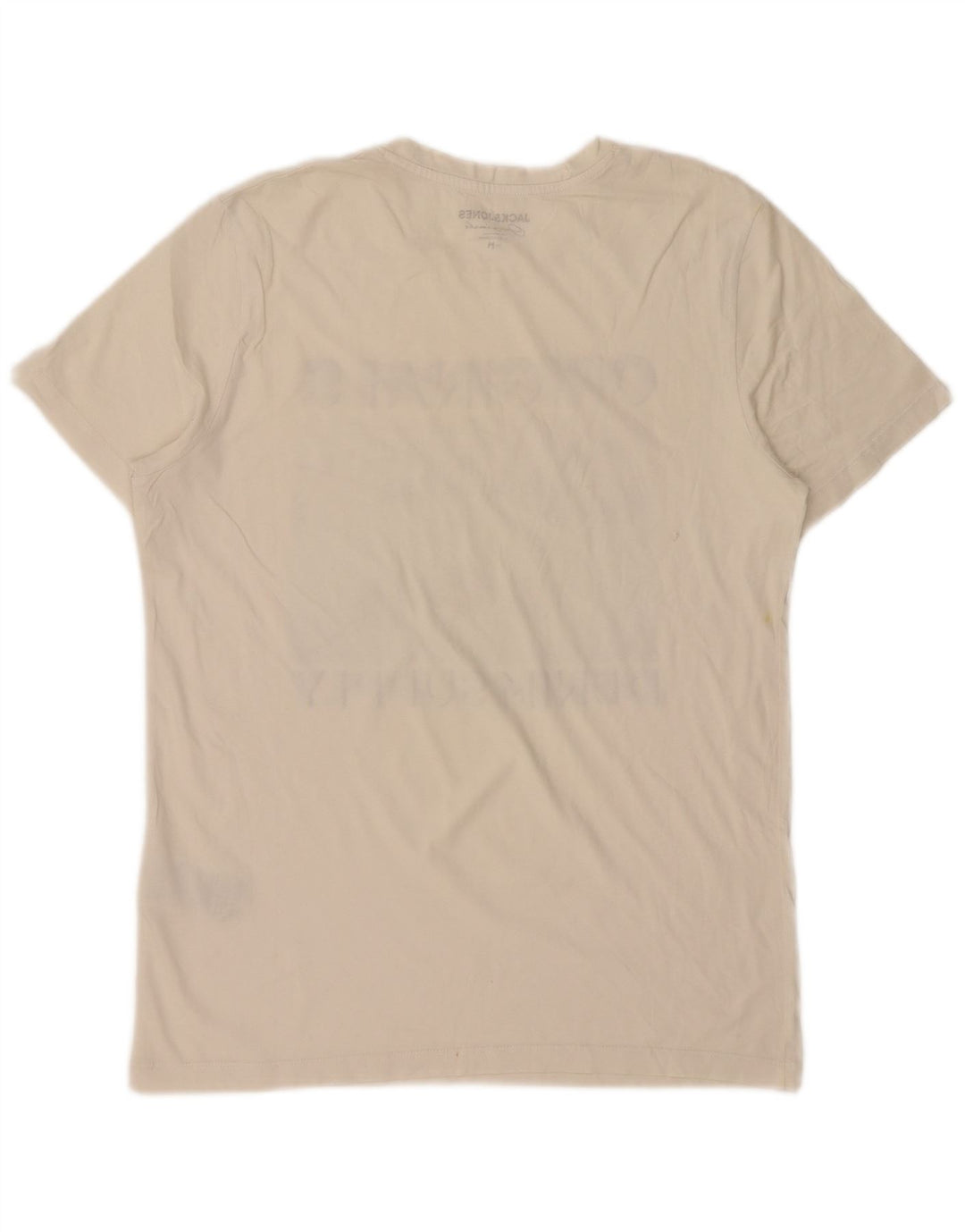 JACK & JONES T-Shirt Originals Homme Blanc Moyen Coton