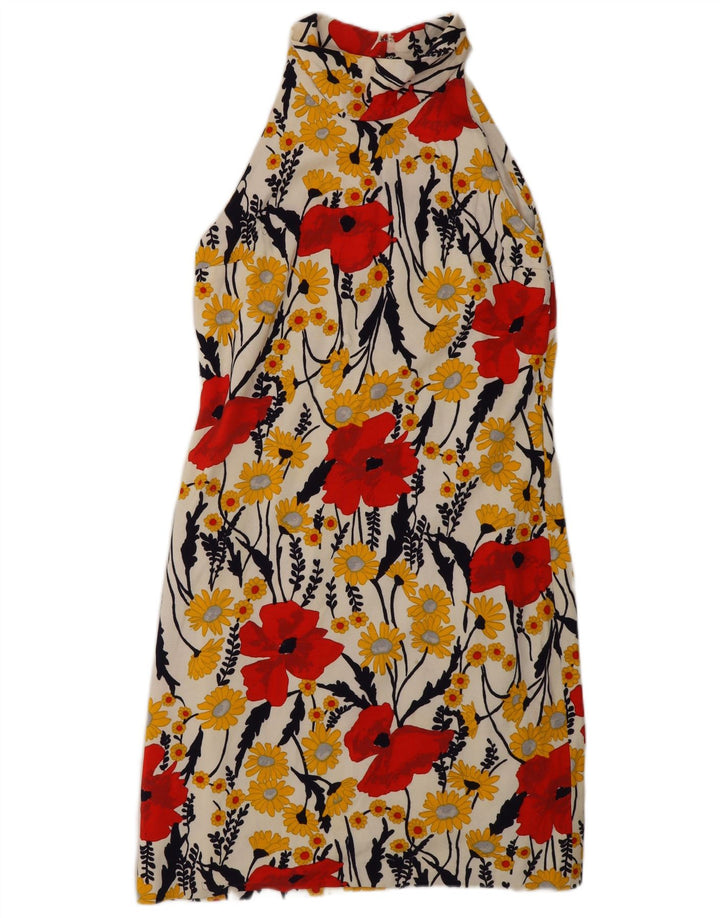 Leonard Robe dos nu pour femme UK 42 Medium Multicolore Floral