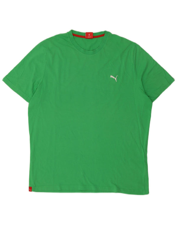 Puma T-Shirt Homme Top 2XL Vert Coton