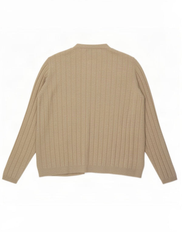 Marks & Spencer Pull cardigan ouvert surdimensionné pour femme UK 18 XL Beige