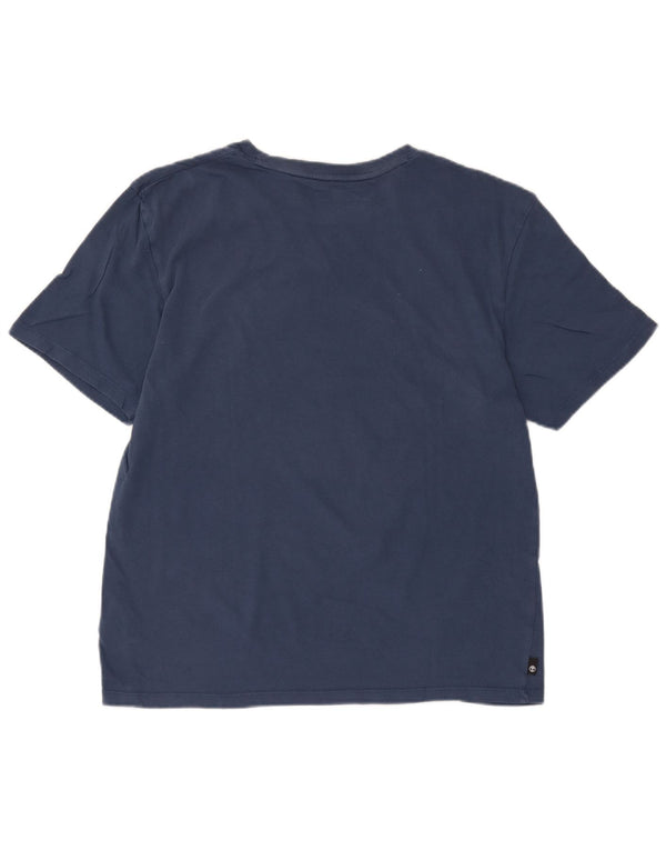 Timberland T-Shirt Regular Fit Graphic Homme Bleu Marine Moyen Coton
