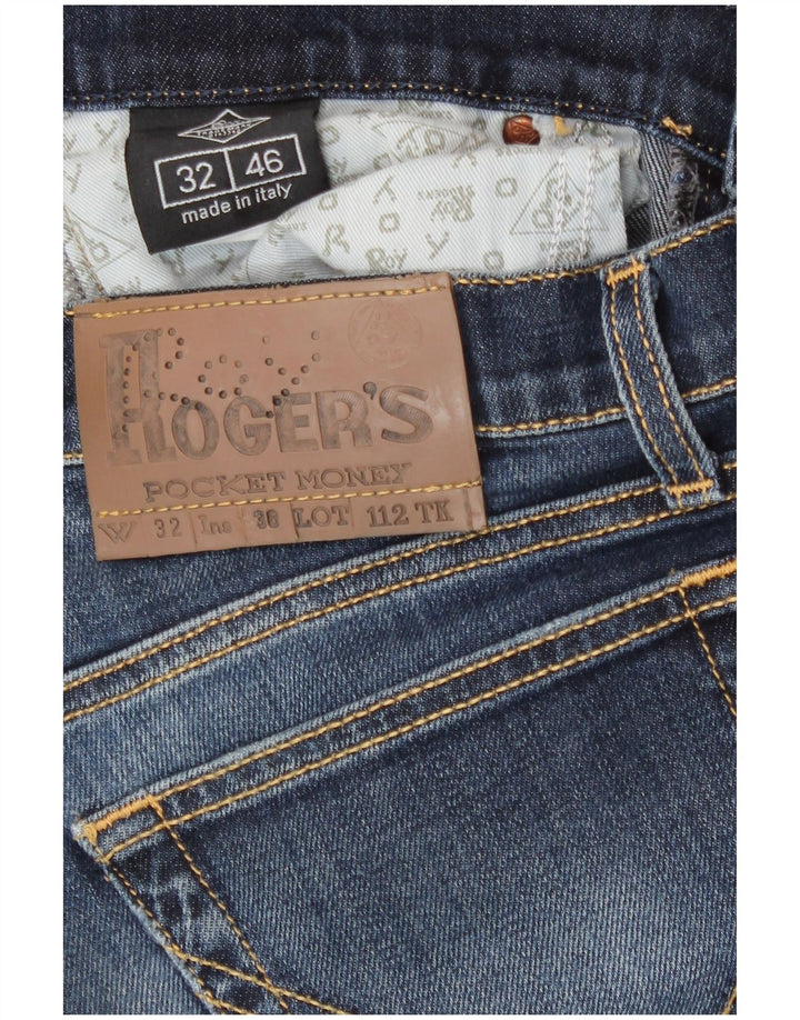 Roy Rogers Jean Bootcut Femme IT 46 Large W32 L36 Bleu Coton