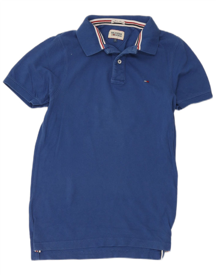 Tommy Hilfiger Polo Homme Petit Bleu Coton